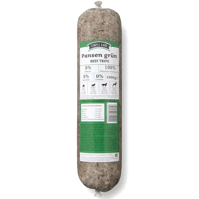 SIMPLE BARF Pansen grün - 14 x 1000 g