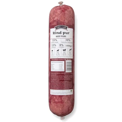 SIMPLE BARF Rind pur - 10 x 1000 g SIMPLE BARF Rind pur - 10 x 1000 g