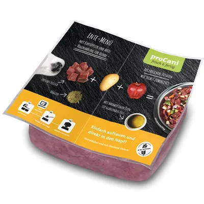 proCani frisch & fertig Ente Menü - 22 x 500 g