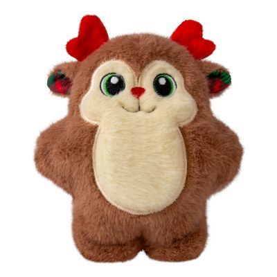 KONG Holiday Snuzzles Reindeer Dog Toy Size S: 17 x 14 x 6cm (L x W x H)