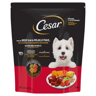 Cesar Adult mit Rind, Geflügel und Gemüse - 1,4 kg Cesar Adult mit Rind, Geflügel und Gemüse - 1,4 kg