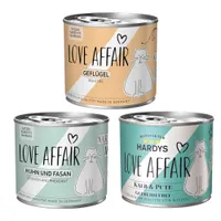 Sparpaket Hardys LOVE AFFAIR 24 x 200 g / 185 g - Mixpaket (3 Sorten, 24 x 200 g)