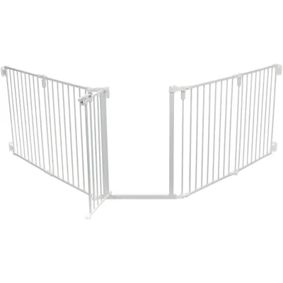 Trixie Absperrgitter mit Tür, 5-teilig - B 62,5 - 300 x H 76,5 cm