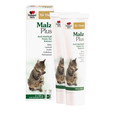 Doppelherz Malz Plus Anti-Hairball Paste für Katzen
