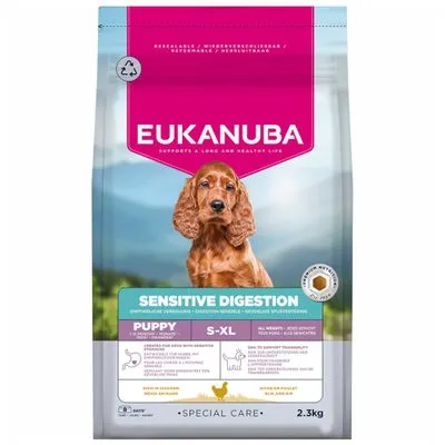 Eukanuba Special Care Sensitive Digestion Puppy met kip & kalkoen