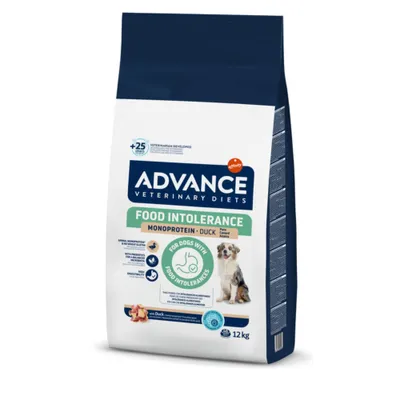 Advance Veterinary Diets Intolerance con pato - 12 kg