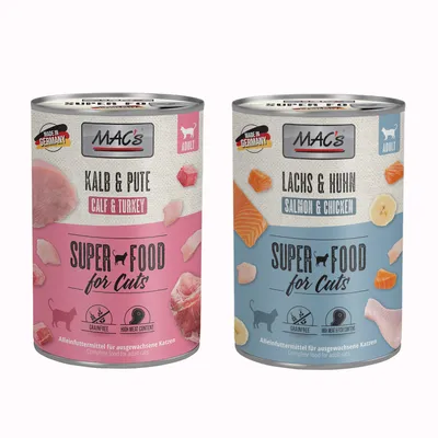 Lot MAC's Cat 24 x 400 g - lot mixte Terre & mer Lot MAC's Cat 24 x 400 g - lot mixte Terre & mer