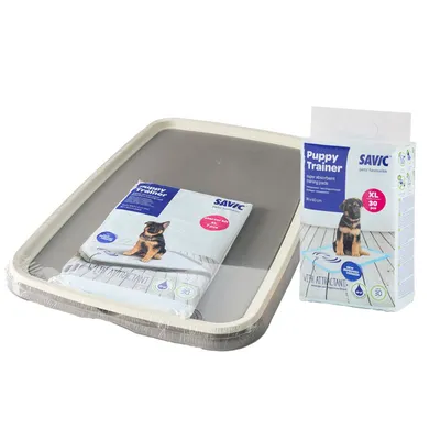 Savic Puppy Trainer Starter Set - Спестовен пакет  XL: с включени 7 подложки + 30 броя резервни