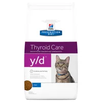 Hill's Prescription Diet y/d Thyroid Care pour chat - 1,5 kg