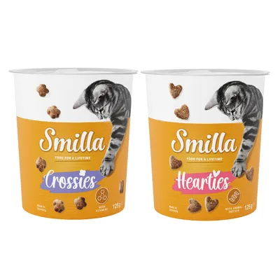 Smilla Hearties & Smilla Toothies Mixed Trial Pack - Hearties & Crossies (2 x 125g) Smilla Hearties & Smilla Toothies Mixed Trial Pack - Hearties & Crossies (2 x 125g)