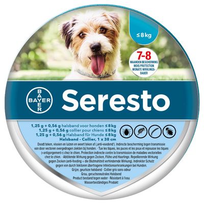 Collier antiparasitaire Seresto® pour petit chien 1 collier petit chien < 8 kg, 38 cm