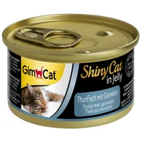 GimCat ShinyCat Jelly 6 x 70 g - Tuna & kozice