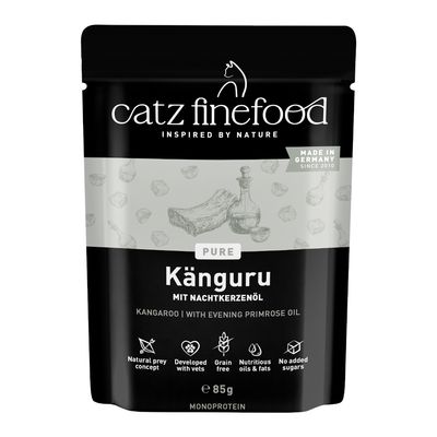 Catz Finefood Nr. 117, Pute, 85 g, Monoprotein, Getreidefrei, ohne Zuckerzusatz, keine Tierversuche, Made in Germany, Packungseinheit: 24 Stück.