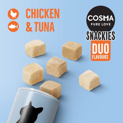 Pakiet próbny Cosma Snackies DUO - 77 g, 3 warianty smakowe