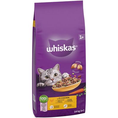 Whiskas 1+ Adult, Kylling 14 kg