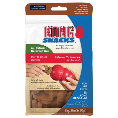 Kong Snacks Liver Hond - L: 312 g (7 g / stuk)