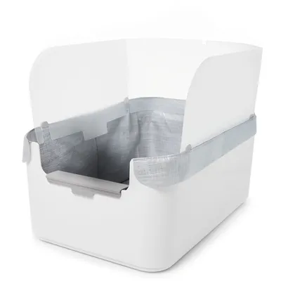 Modkat Tray открита тоалетна за котки - цвят: бял