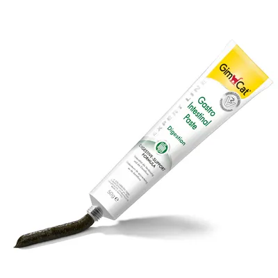 GimCat Gastro Intestinal Paste, Expert Line, digestive support, developed by veterinarians, Digestive-Support-Formula, tube with 50g content.