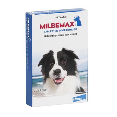 Milbemax Large Dog (NL) Ontwormingstabletten 2 Tabletten