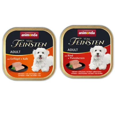 Animonda vom Feinsten 12 x 150 g - Pack económico - Pack misto: Adult sem cereais Animonda vom Feinsten 12 x 150 g - Pack económico - Pack misto: Adult sem cereais