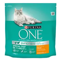 Purina ONE Senior +11 poulet - lot % : 4 x 1,5 kg