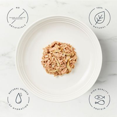 Encore Cat Broth Pouch 16 x 70g - Tuna Fillet with Whitebait