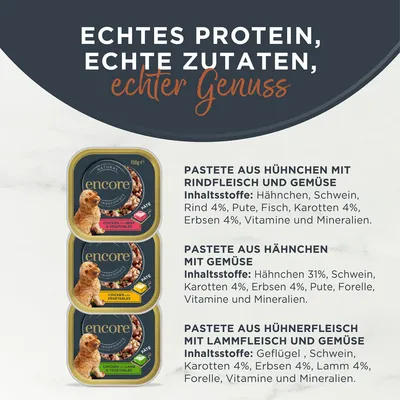 Lot économique Encore 20 x 150 g barquettes pour chien - Mixed Multipack