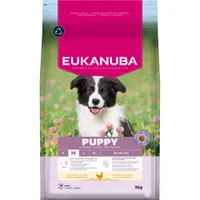 Croquettes Eukanuba Premium Nutrition Puppy Medium Breed au poulet - 3 kg