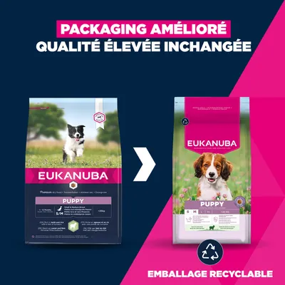 Eukanuba Premium Nutrition Puppy Small et Medium Breed Agneau et Riz - 12 kg