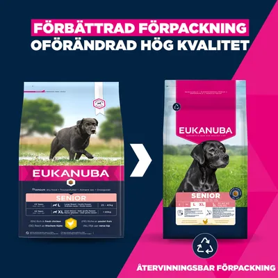Eukanuba Premium Nutrition Senior Large & Giant Breed Chicken - 15 kg