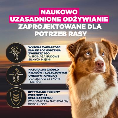Wysoka zawartość białka zwierzęcego, naturalne źródło kwasów tłuszczowych Omega-6 i Omega-3, optymalne poziomy witaminy E oraz beta-karotenu. Naukowo uzasadnione żywienie.