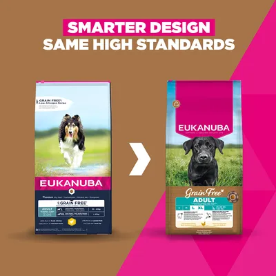 Eukanuba Grain Free Adult Large Adult csirke - 2 x 12 kg