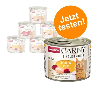 Animonda Carny Single Protein Adult, Huhn Pur. Jetzt testen! 100% frische Zutaten, ohne Getreide, Made in Germany. Animonda Carny Single Protein Adult, Huhn Pur. Jetzt testen! 100% frische Zutaten, ohne Getreide, Made in Germany.