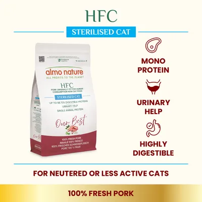 Almo Nature HFC Adult Sterilized Pork - 1.2kg