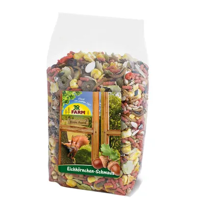 JR Garden Eichhörnchen-Schmaus ekorrfoder - 2 x 600 g