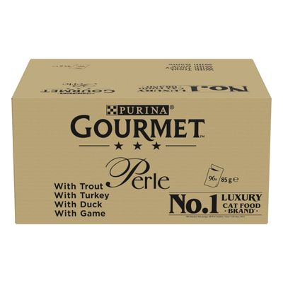 Gourmet Perle Pouches Mixed Mega Pack 96 x 85g Country Medley in Jelly