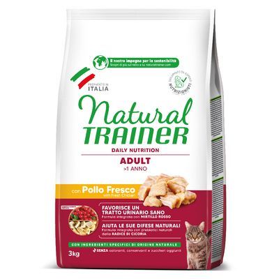 Natural Trainer Adult met Kip Brokken voor katten