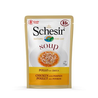 Schesir Soup 6 x 85 g poulet, potiron