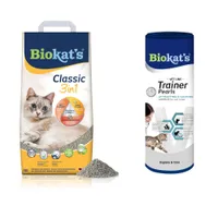 18L Biokat's macskaalom + 700g Biokat's macskaalom-adalék 20% kedvezménnyel - 3in1 macskaalom (18 L) + Attracting & Calming macskaalom-adalék (700 g)
