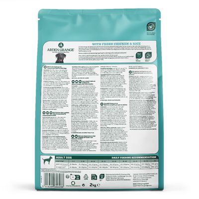 Arden Grange Daily 1+ Adult Light with Fresh Chicken & Rice - 2kg