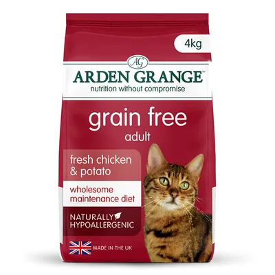 Grain free adult food, fresh chicken and potato, wholesome maintenance diet, naturally hypoallergenic, 4kg, made in the UK. Nutrition without compromise.