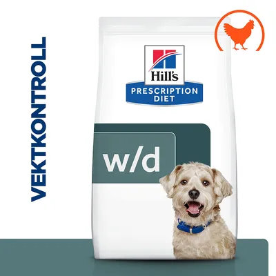 Hill's Prescription Diet w/d Diabetes Care Hundefôr med kylling