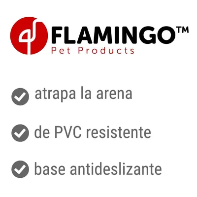 FLAMINGO Pet Products. atrapa la arena, de PVC resistente, base antideslizante.