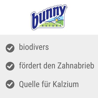 bunny nature. Biodivers, fördert den Zahnabrieb, Quelle für Kalzium.