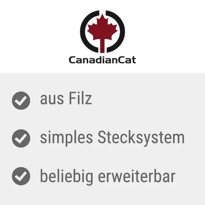 CanadianCat. Features: made of felt, simple plug-in system, infinitely expandable.