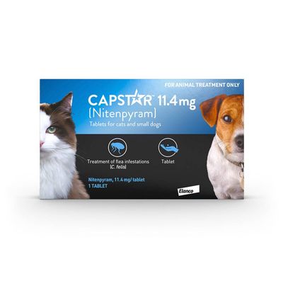 CAPSTAR 11.4mg for Cats & Small Dogs 1 Pack