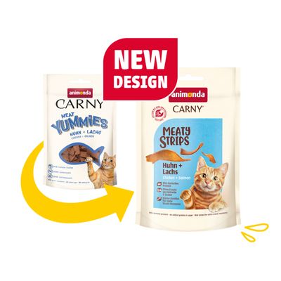 animonda Carny Adult Meat Strips - Kylling + Okse (50 g)