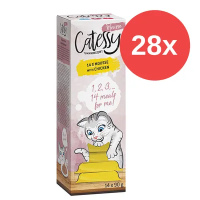 Catessy Mousse en tarrinas 28 x 90 g - Pack Ahorro