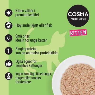 Cosma Original Kitten 6 x 85 g