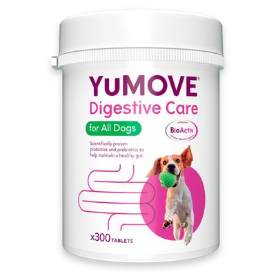 YuMOVE Digestive Care Pre & Probiotic for All Dogs 300 Tablets